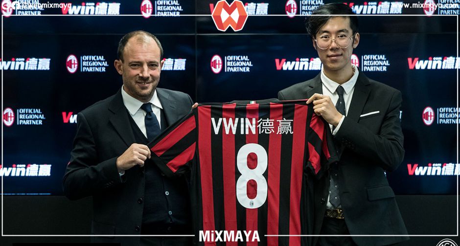Vscore.asia เว็บไซต์ข่าวกีฬา โดย Vwin สนับสนุนสโมสรเอซีมิลาน ชูพันธมิตรหนึ่งเดียวภูมิภาคเอเชียอย่างเป็นทางการ