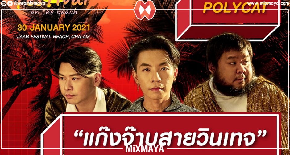 "Polycat ชวนโยกตัวริมหาดชะอำใน จ๊าบ FESTIVAL"