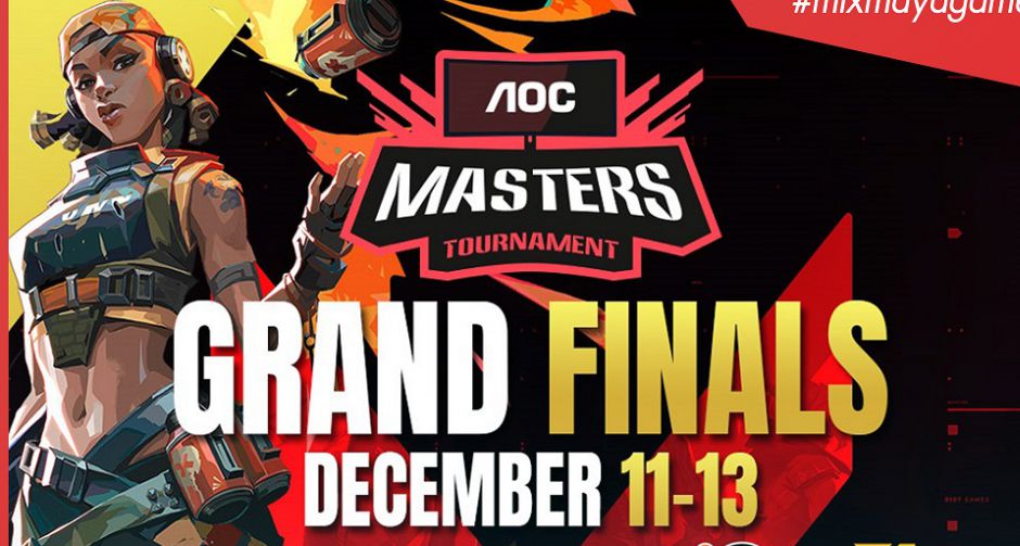 AOC MASTERS VALORANT TOURNAMENT กำลังจะเข้าสู่ช่วง GRAND FINALS ในวันที่ 11-13 ธันวาคม