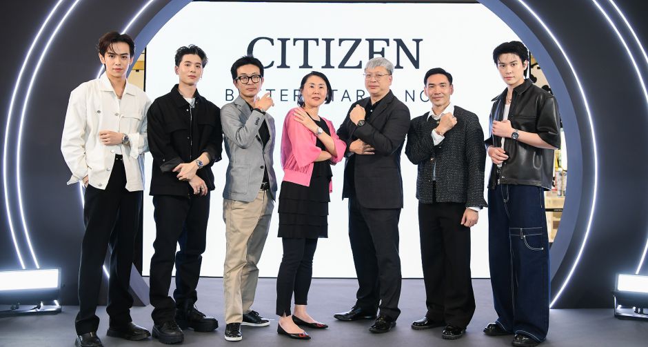 เติร์ด-ปอร์เช่-แจ๊คกี้ แท็กทีมโชว์สเต็ปสุดเท่  ในงานเปิด CITIZEN Pop-up Store ณ เซ็นทรัลเวิลด์