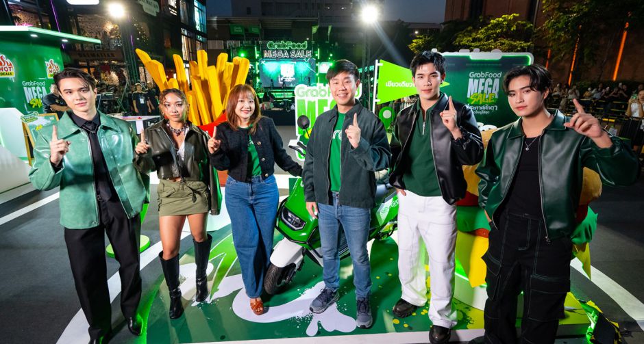 เจมีไนน์-โฟร์ท-มิลลิ-ไมกี้ ยกแก๊งประกาศศักดาบุกสยามสแควร์! ในงาน GrabFood Mega Sale ลดใหญ่ ใส่สุด ส่งท้ายปี