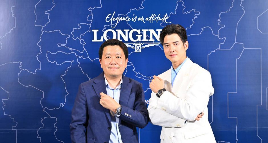 มาริโอ้ ร่วมฉลองครบรอบ 100 ปี Longines Spirit Zulu Time 1925 ที่ได้รับแรงบันดาลใจจากนาฬิกาข้อมือแสดงเวลาสองไทม์โซน