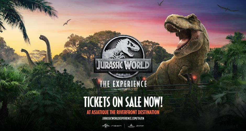 Jurassic World The Experience เตรียมคำรามประสบการณ์สุดกระหึ่มที่กรุงเทพฯ 8 สิงหาคม นี้ ณ เอเชียทีค เดอะ ริเวอร์ฟร้อนท์ 