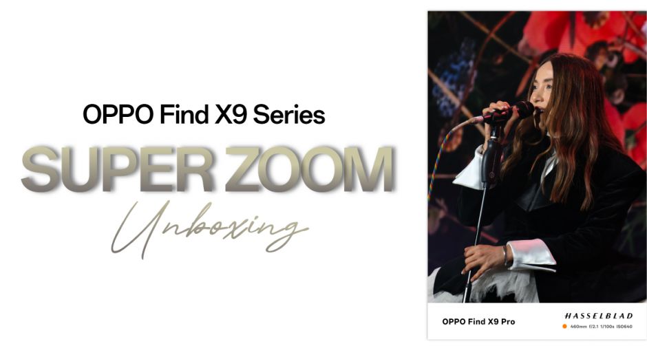 OPPO Find X9 Pro ตอกย้ำสมาร์ตโฟนซูมดีทุกคอนเสิร์ตผ่านSuper Zoom Unboxing รวมศิลปินแถวหน้า Palmy - The Toys - Tilly Birds