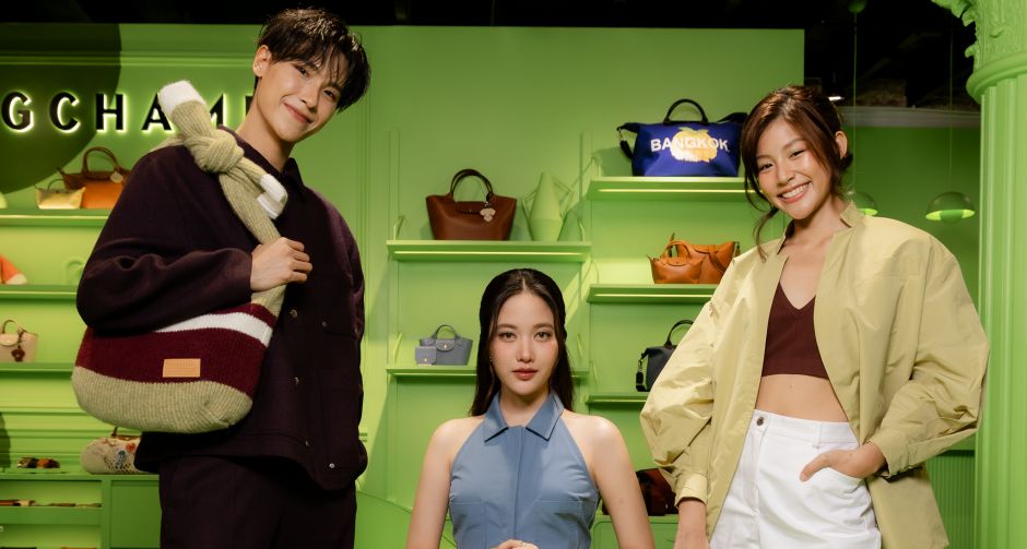 Longchamp สร้างนิยามใหม่ส่งท้ายปีกับ Green Pop-Up ทรงวาด