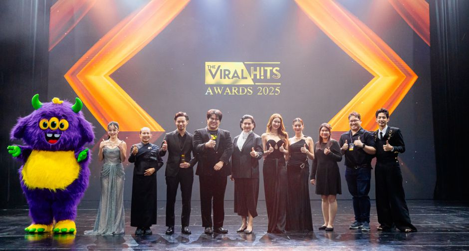 เก่ง-น้ำปิง, อิงฟ้า, ไรอัล, โทมัส-ก้อง ตบเท้าเดินพรมม่วงขึ้นรับรางวัลสุดไวรัลแห่งปี The Viral Hits Awards 2025
