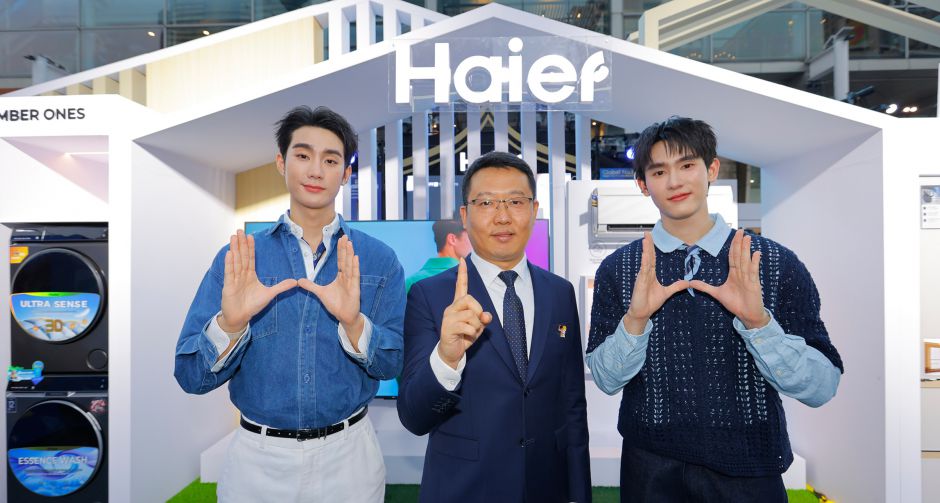 ฟอส-บุ๊ค อวดเคมีคู่ซี้กลางงานไฮเออร์ Champion Your Haier Life ระเบิดโมเมนต์ความสุขไม่มีกั๊ก
