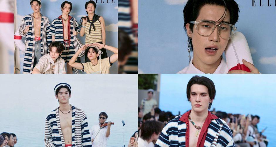 iQIYI Artist บุกเวทีแฟชั่นระดับประเทศ ELLE Fashion Fever มอส-แบงค์-ไม้เอก-โบนัส ออร่าร่างทอง สะกดทุกสายตา