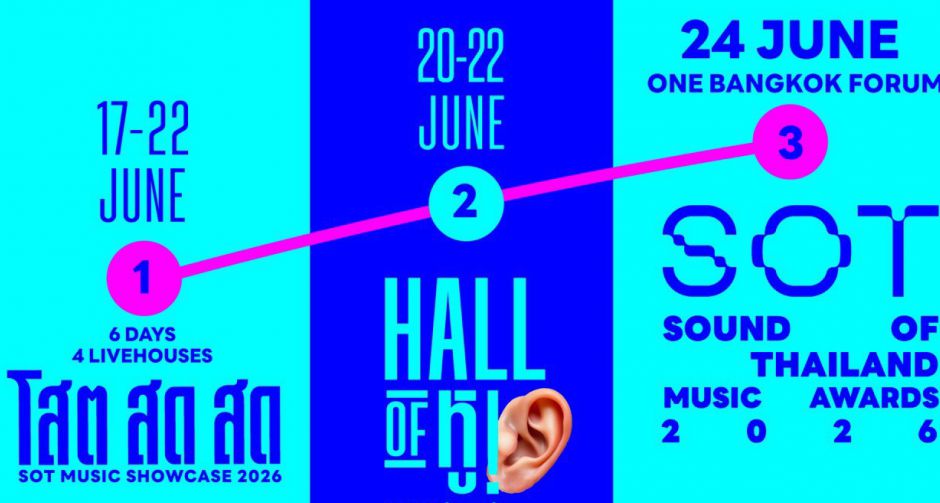 ขึ้นอินโทร!!! ก่อนถึงวันตัดสิน กับ โสต สด สด : SOT MUSIC SHOWCASE 2026 ชวนมาเปิดหู เปิดใจ กับโชว์สด จากศิลปินหลากหลาย