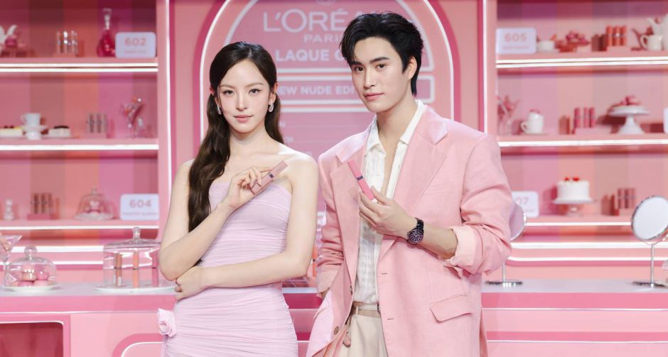 ณิชา-เจมีไนน์ ชวนค้นหาเฉดที่ใช่เพื่อเผยเสน่ห์ริมฝีปากนู้ดฉ่ำวาว LOreal Paris Infallible Laque Resistance Nude Edition