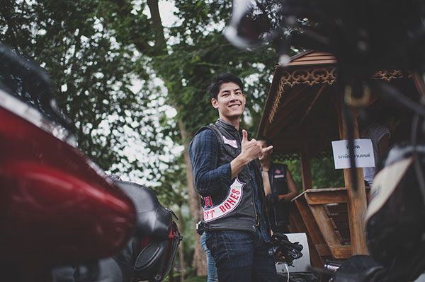 "บอล จิตรภาณุ" ร่วมกิจกรรมกลุ่มรถมอเตอร์ไซ ฮาเล่ย์ เดวิดสัน