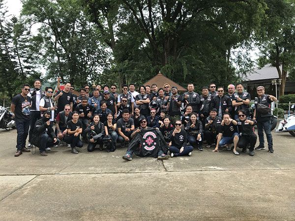 "บอล จิตรภาณุ" ร่วมกิจกรรมกลุ่มรถมอเตอร์ไซ ฮาเล่ย์ เดวิดสัน