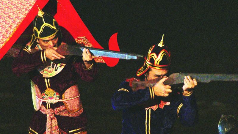 อลังการ "ฉากยุทธนาวี" กลางแม่น้ำน่าน ศรีอโยธยา ภาค 2