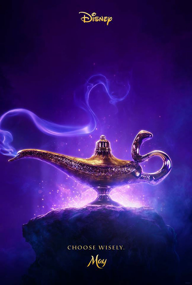 ตัวอย่างแรกภาพยนตร์ "Aladdin" สวยงามสมการรอคอย
