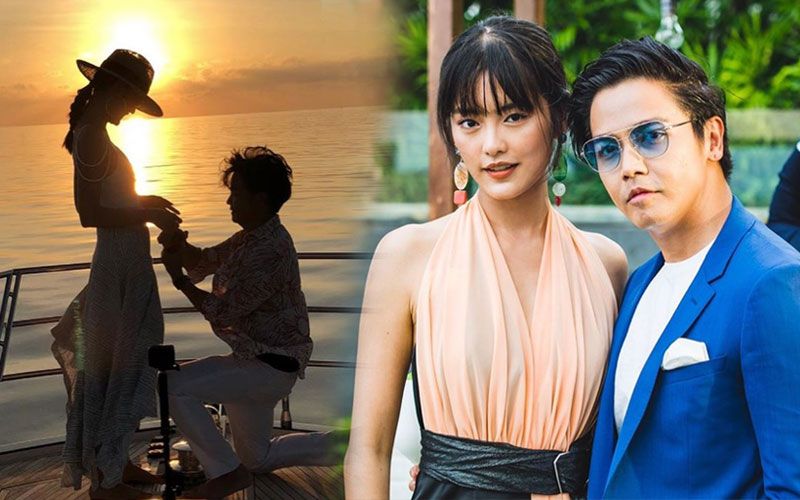 "พีเค" คุกเข่าขอ "โยเกิร์ต" แต่งงาน ท่ามกลางบรรยากาศโรแมนติก