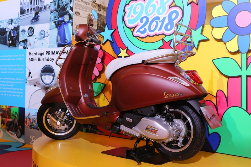 Vespa Primavera 2018 รุ่นพิเศษฉลอง 50 ปี